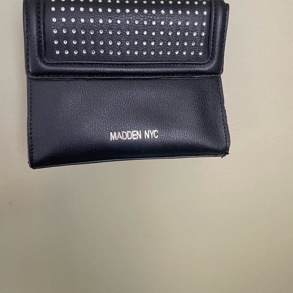 Madden NYC Black Studded Crossbody Bag - Picture 6 of 8